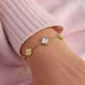 Van Cleef stiliaus apyrankė paauksuota 14k auksu